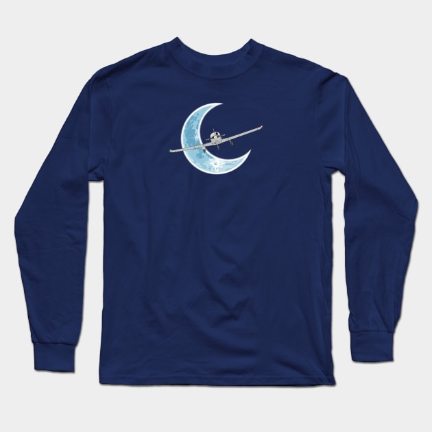 Piper Warrior Moon Long Sleeve T-Shirt by Kassi Skye